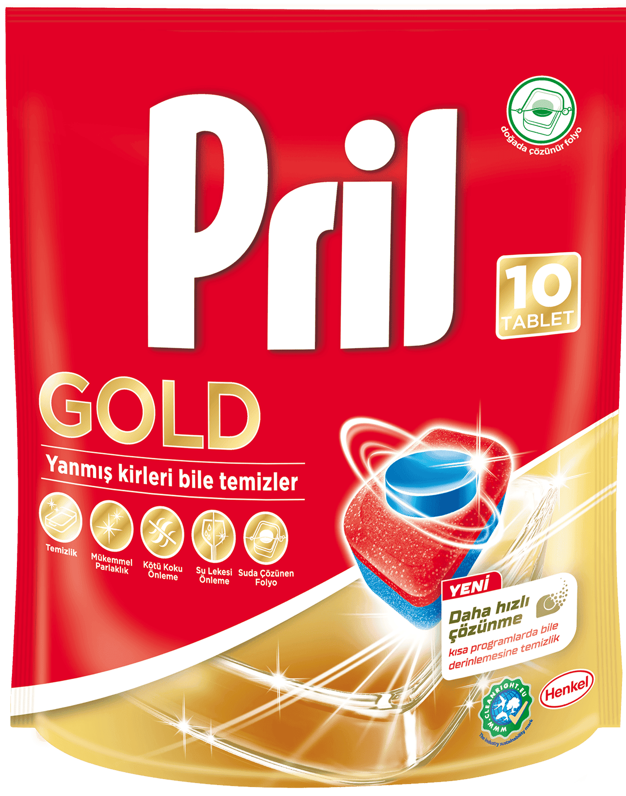 Pril Tablet Gold Avantajlı Paketi 10 Adet