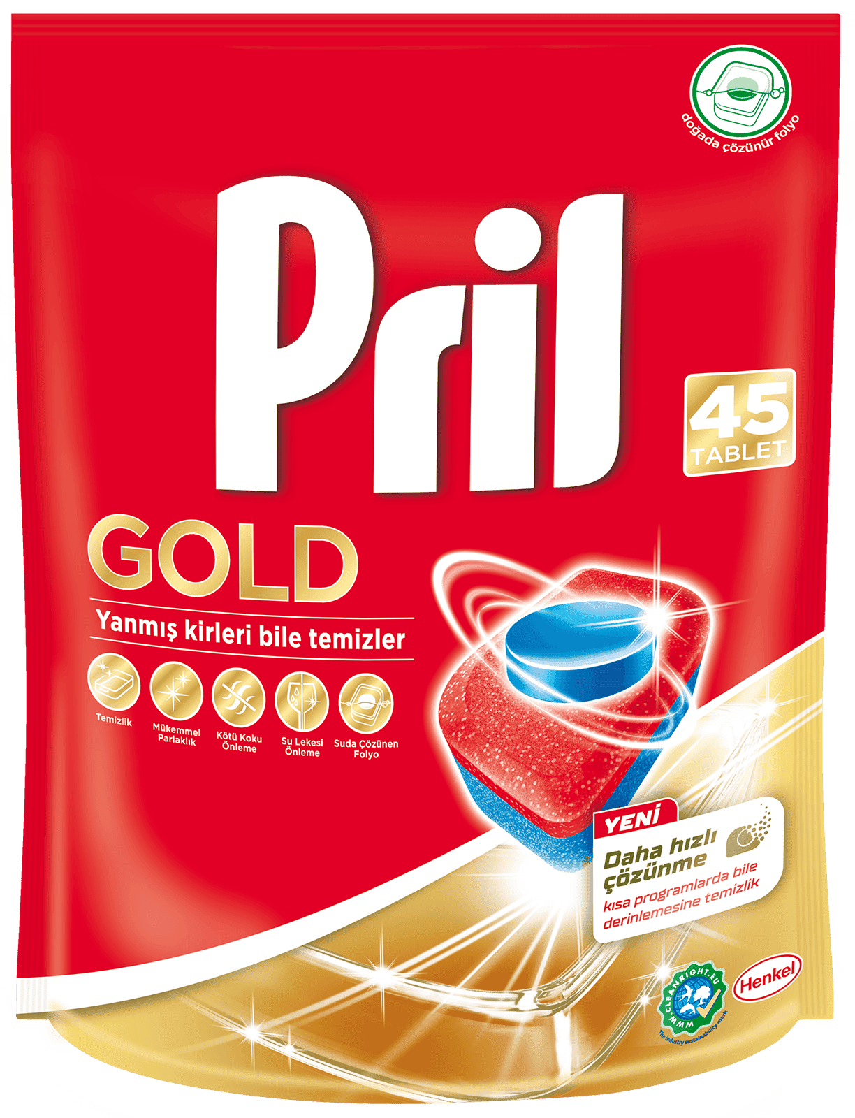 Pril Tabs Gold Doypack 45 pcs