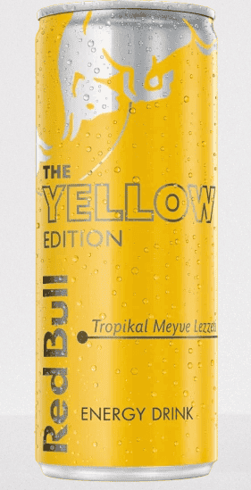 Redbull Enerji İçeceği Yellow Edition Tropikal Meyve Lezzeti 250 Ml