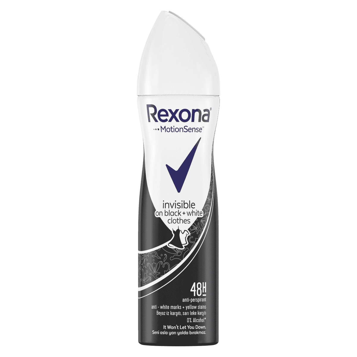 Rexona Invısible B&w Clothes 150 ml 