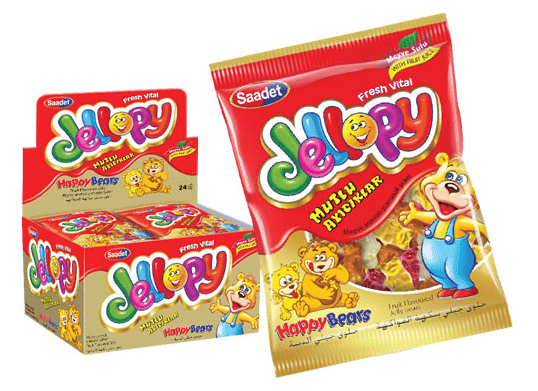 Saadet Jelly Candy Jellopy Happy Bears 25 gr 