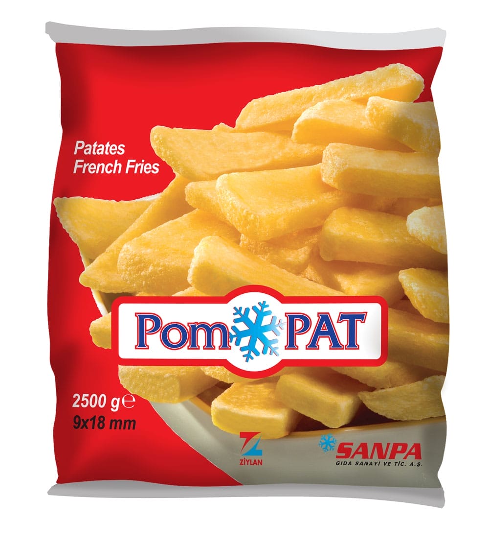 Sanpa Gıda 9X18 Patates Pompat 2500 Gr