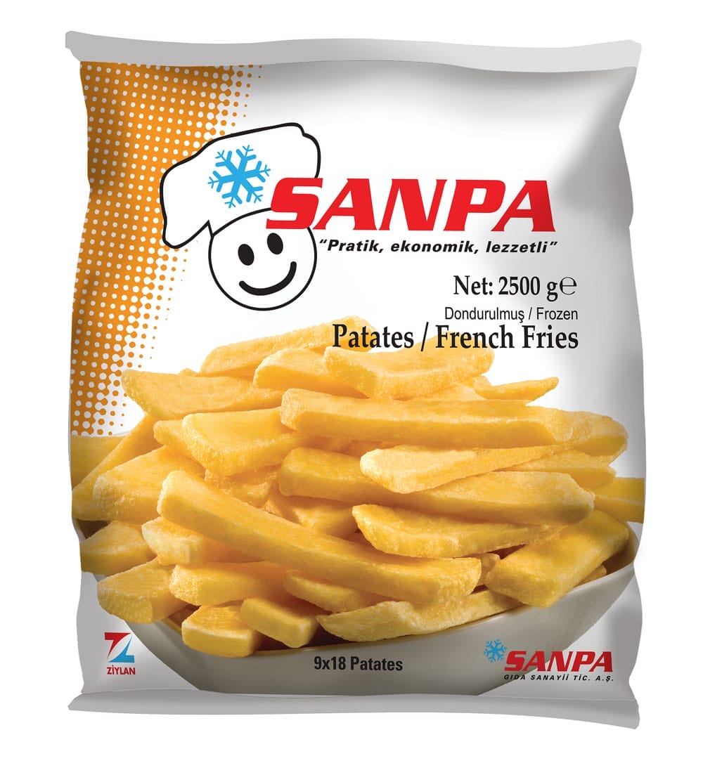 Sanpa Gıda 9X18 Patates Sanpat 2500 Gr