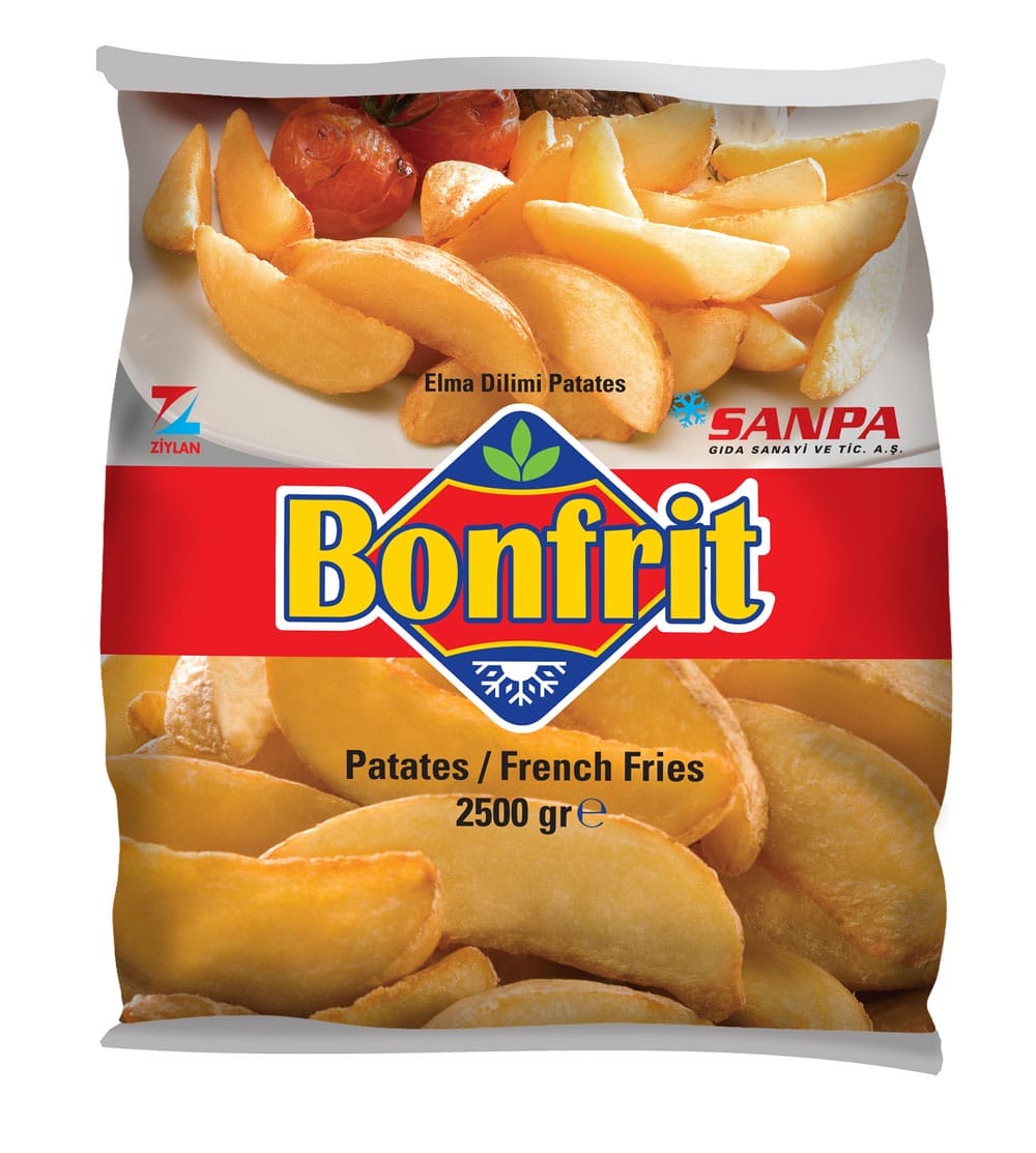 Sanpa Gıda French Fries Bonfrit (Apple Slice) 2500 gr 