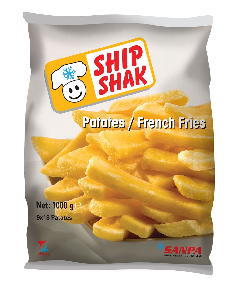 Sanpa Gıda French Fries Ship Shak (Finger Chips) 1000 gr 