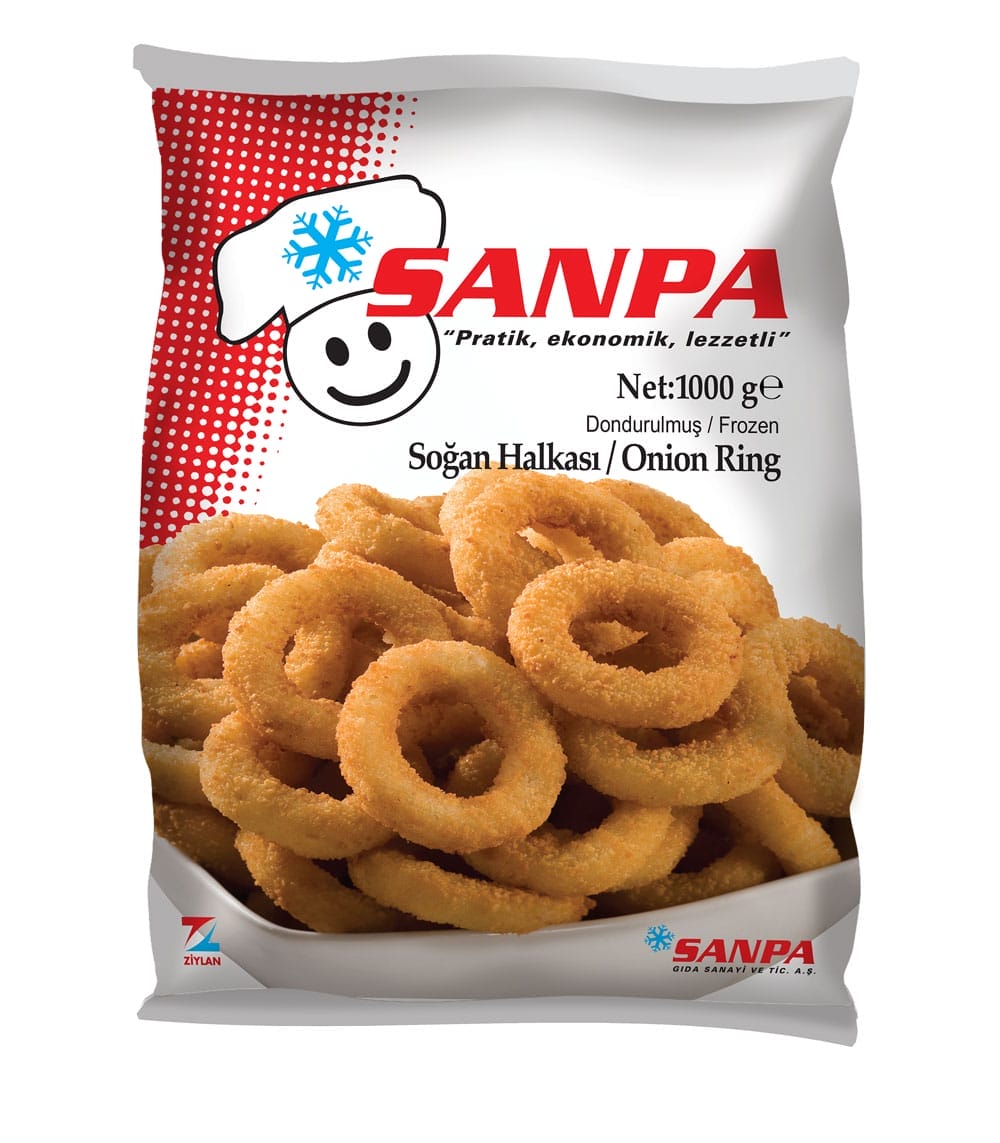 Sanpa Gıda Fried Onion Rings Sanpa 1000 gr 