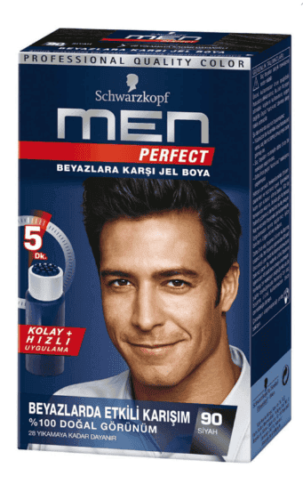 Schwarzkopf Men Perfect Black 90 80 ml