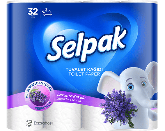 Selpak Toilet Papers With Parfume (Lavander) 32 pc