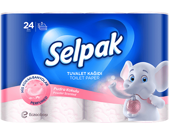 Selpak Toilet Papers With Parfume (Powder) 24 pc 