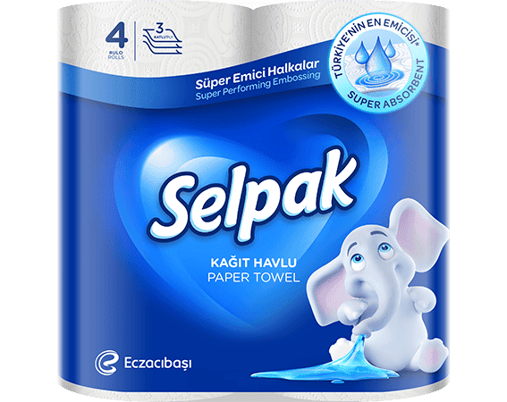 Selpak Towel 4 pc 