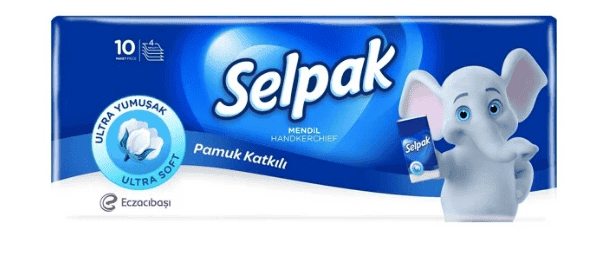 Selpak Wipes Cotton Added 5x10 pcs