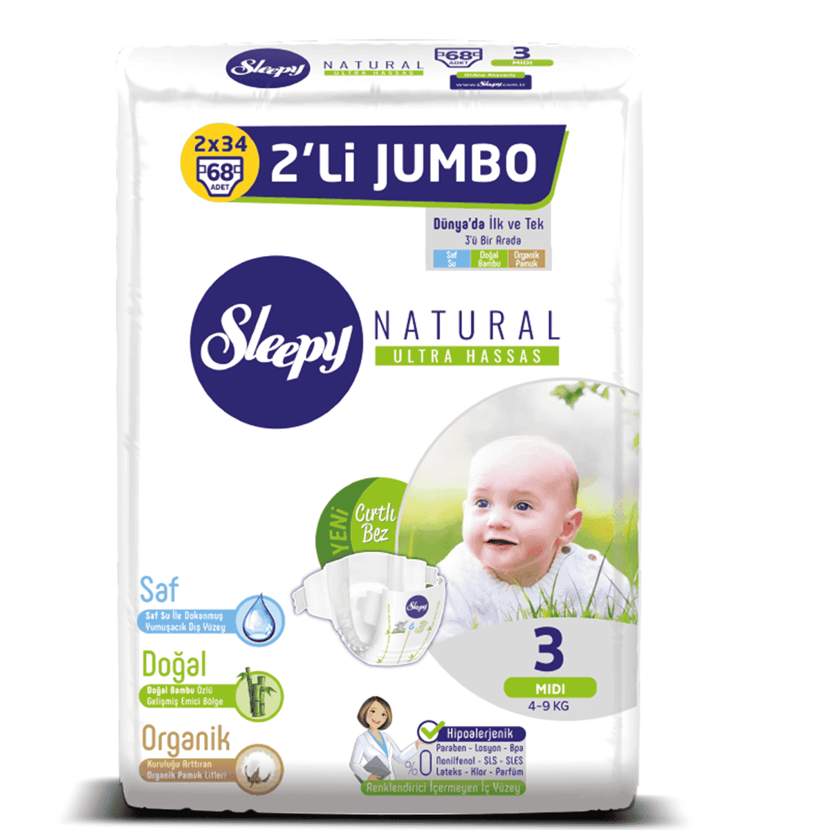 Sleepy Jumbo Packet No: 3 68 pc 