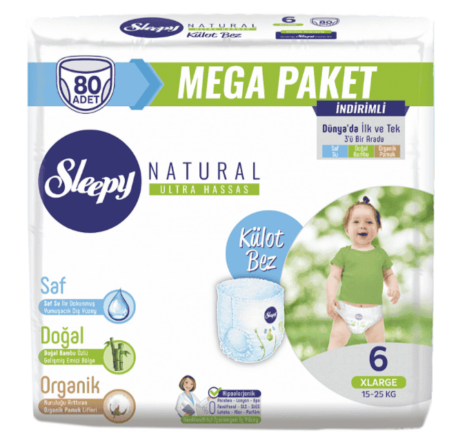 Sleepy Külot Bez Mega Paketi No 6 80 Adet