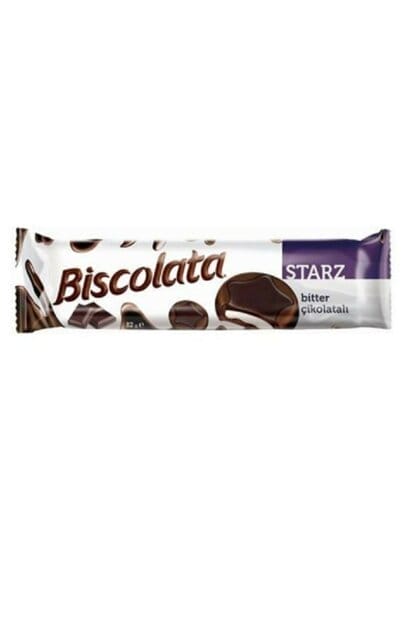 Şölen Biscolata Starz Bitter Coated Biscuit With Milk Cream 82 gr 