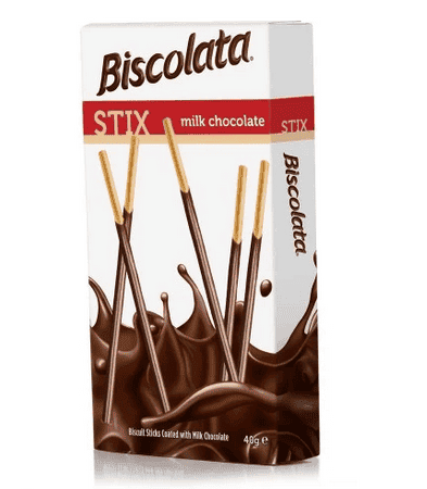 Şölen Biscolata Stix Sütlü Çikolata Kaplamalı Çubuk Bisküvi 27.5 Gr
