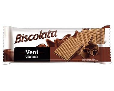 Şölen Biscolata Veni Çikolata Kremalı Gofret 50 Gr