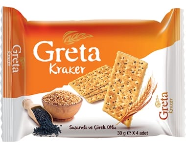 Şölen Greta Susam Ve Çörek Otlu Kraker 30X4Gr