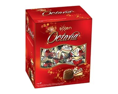 Şölen Octavia Milk Chocolate With Puffed Rice Filled With Milk Cream 2 kg 