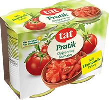 Tat Chopped Tomato Pack Of 2 800 gr 