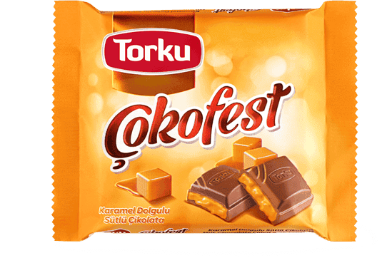 Torku Çokofest Karamel Dolgulu Sütlü Çikolata 60 Gr