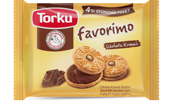 Torku Favorimo Chocolate Cream Biscuit 4X61 gr 