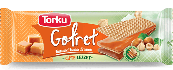 Torku Gofret Karamel-Fındık Kreması 142 Gr
