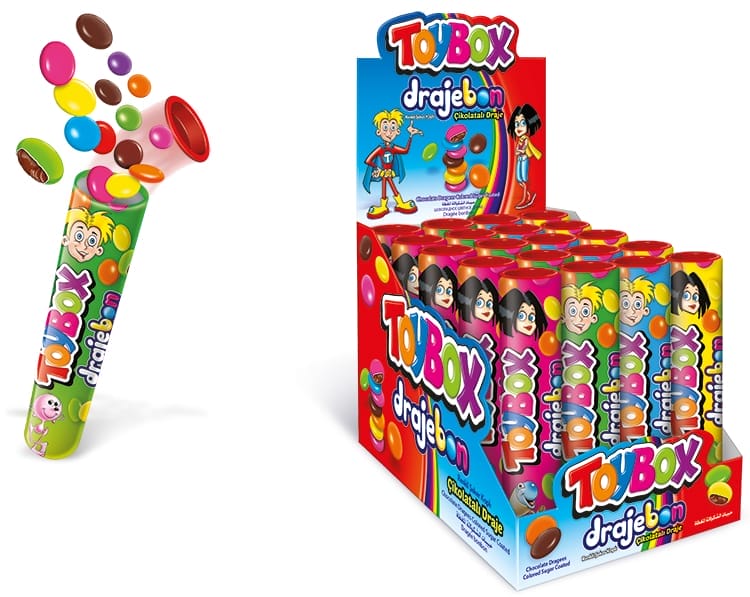 Toybox Chocolate Dragees 20 grX24 