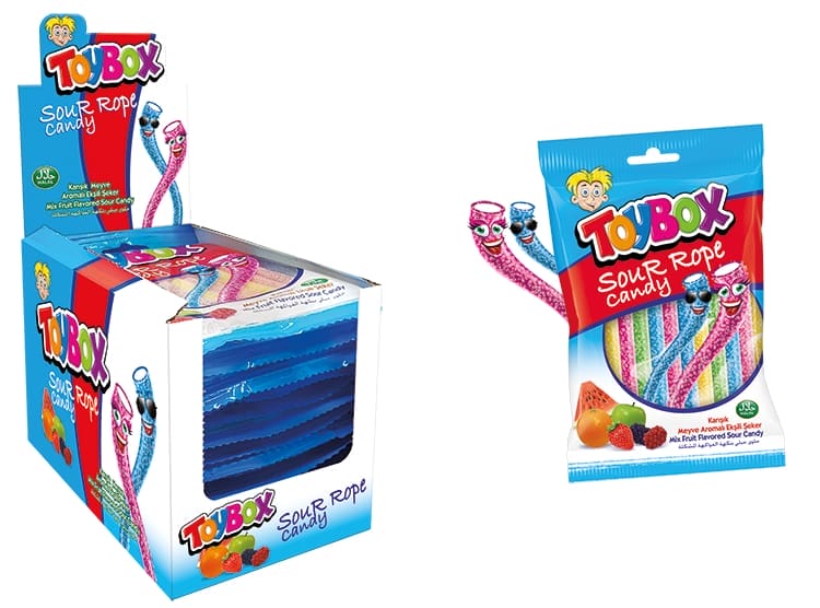 Toybox Yumuşak Şeker Sour Rope 80 Gr