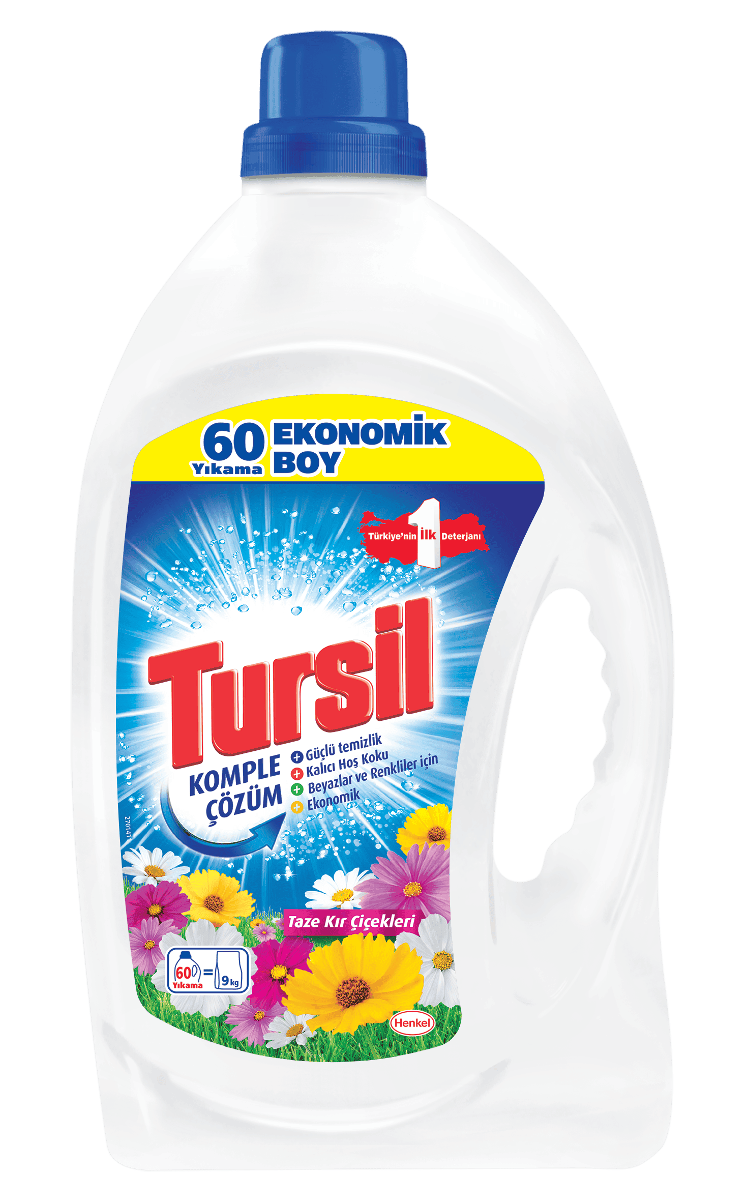 Tursil Jel Taze Kır Çiçekleri 60 Wl 4200 Ml