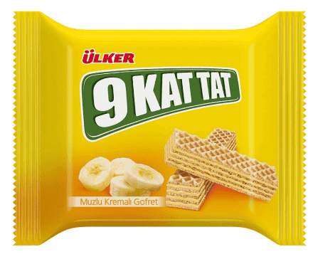 Ülker 9 Kat Tat Banana Wafer 39 gr