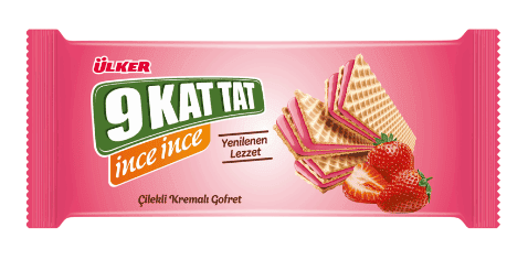 Ülker 9 Kat Tat Thin Thin Strawberry 114 gr