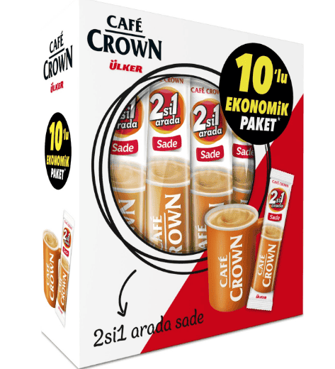 Ülker Cafe Crown 2 İn 1 Plain 180 gr