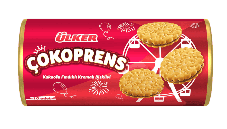 Ülker Çokoprens Sandwich Biscuits 10 Pcs 300 gr