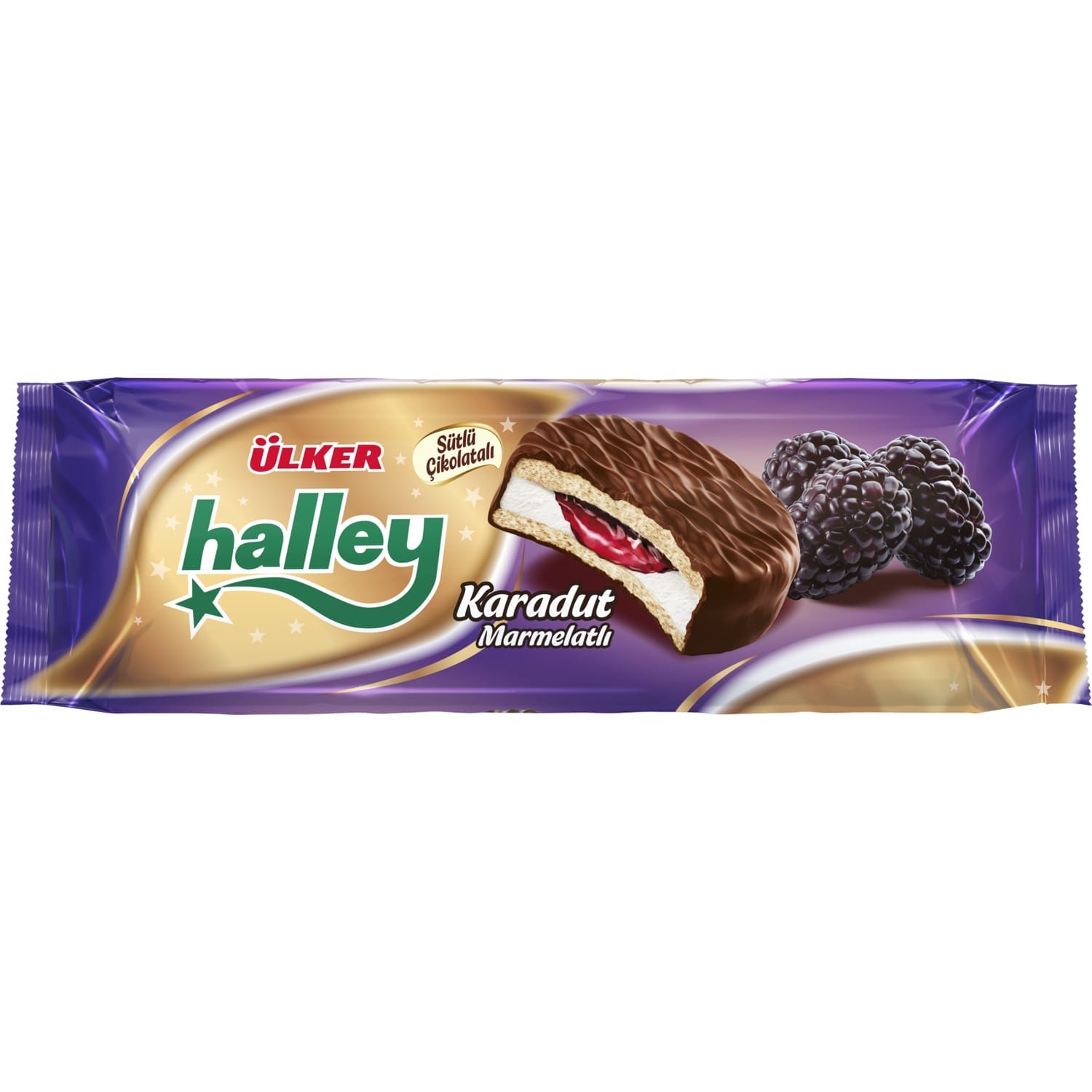 Ülker Halley Black Mulberry Marmalade Biscuit 236 gr