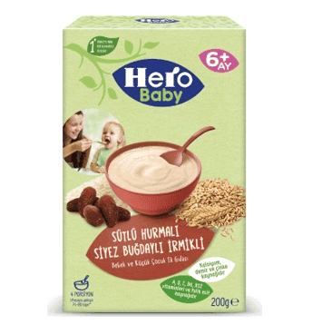 Ülker Hero Baby Sütlü Siyez Buğdaylı Bebek Maması 200 Gr