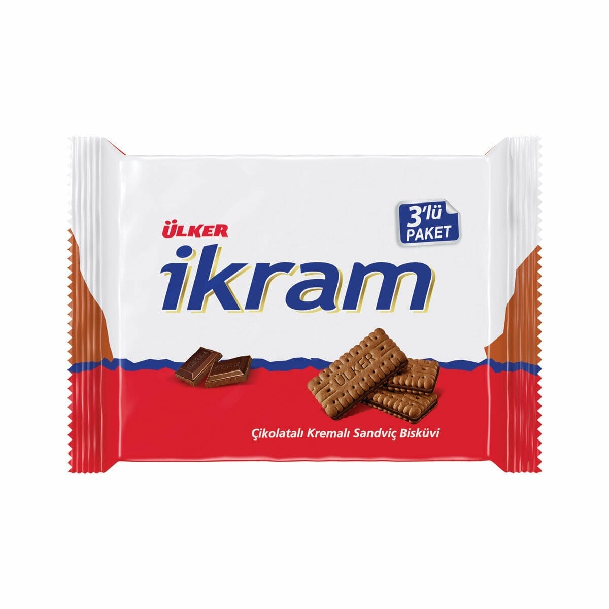 Ülker İkram Kremalı Çikolatalı 3’Lü 252 Gr