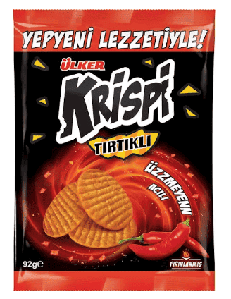 Ülker Krispi Serrated Cracker Hot 92 gr