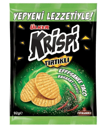 Ülker Krispi Serrated Cracker Spicy 92 gr