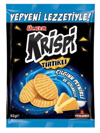 Ülker Krispi Serrated Cracker With Cheese Onion 92 gr