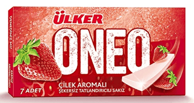 Ülker Oneo Slims Strawberry Gum 14 gr