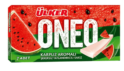 Ülker Oneo Slims Watermelon Flavored Gum 14 gr