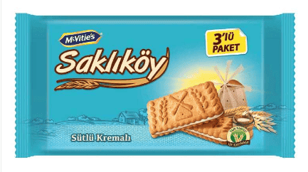 Ülker Saklıköy Sütlü Kremalı Çoklu Paket 264 Gr