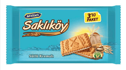 Ülker Saklıköy Multi-Pack With Milk Cream 264 gr