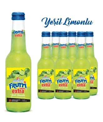 Uludağ Extra Mineral Water With Fruit Water Green Lemon 250 ml 