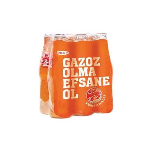 Uludağ Gazoz Efsane Portakal 6X250 Ml