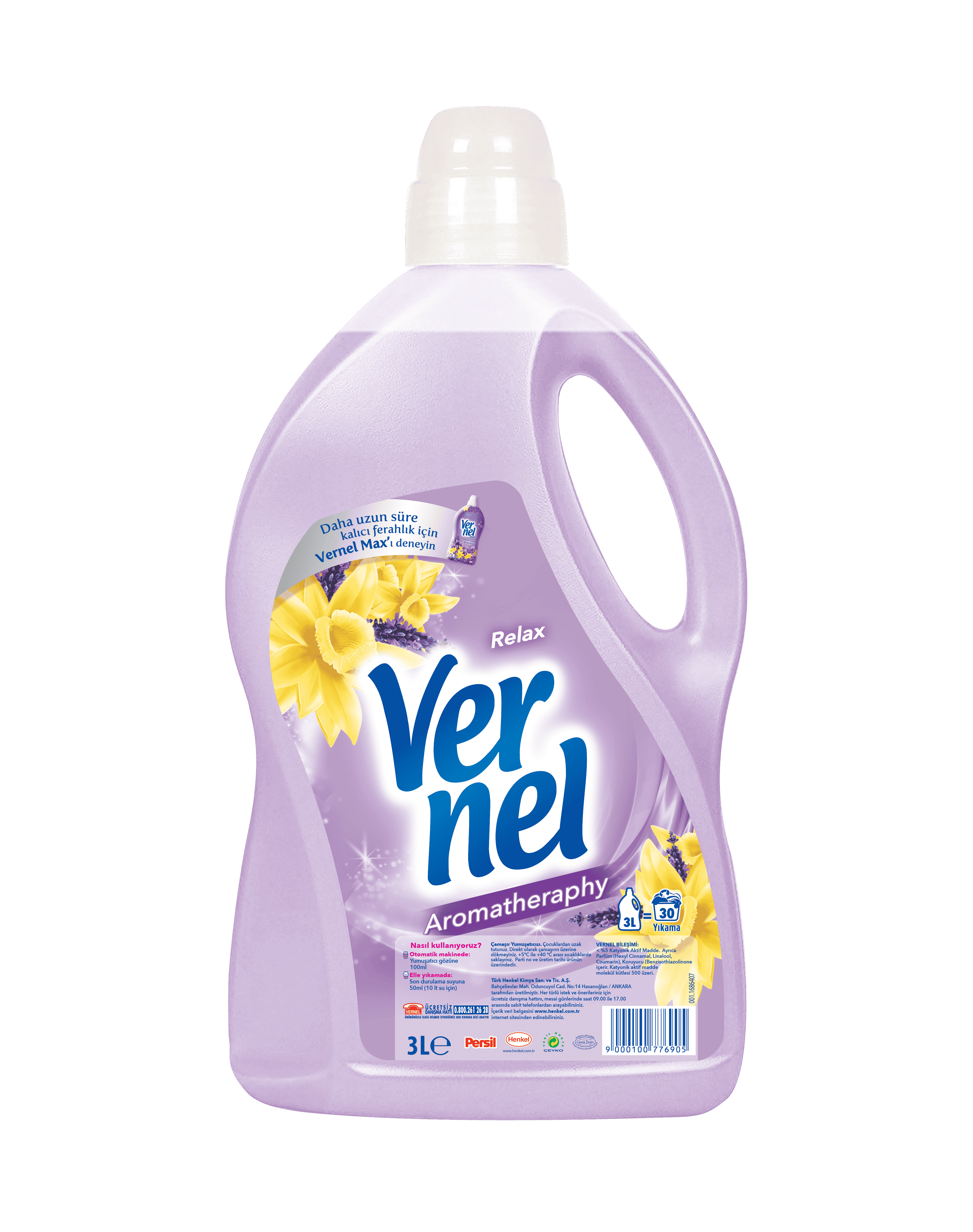 Vernel Aromatherapy Relax 3 lt 