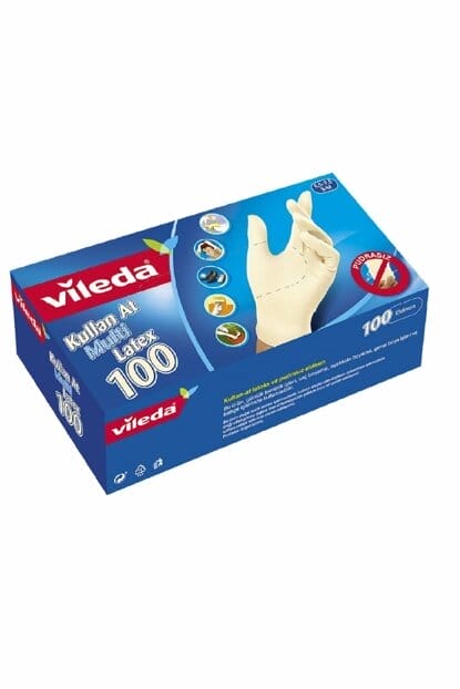 Vileda Disposable Glove (Medium-Large) 100 pc 