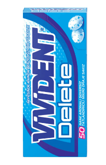 Vivident Delete Extra Mint Flavored Gum 13 gr