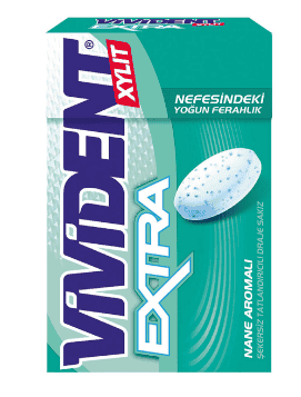 Vivident Extra Mint Flavored Gum 21 gr