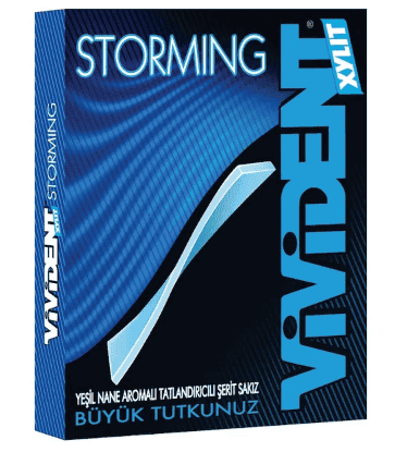 Vivident Storming Green Mint Gum 33 gr